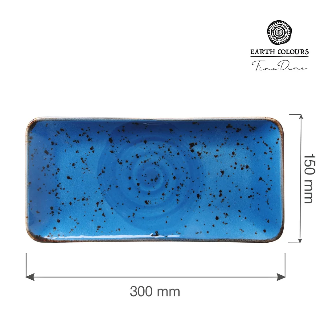Talerz prostokątny Iris, 300x150 mm — zdjęcie 3