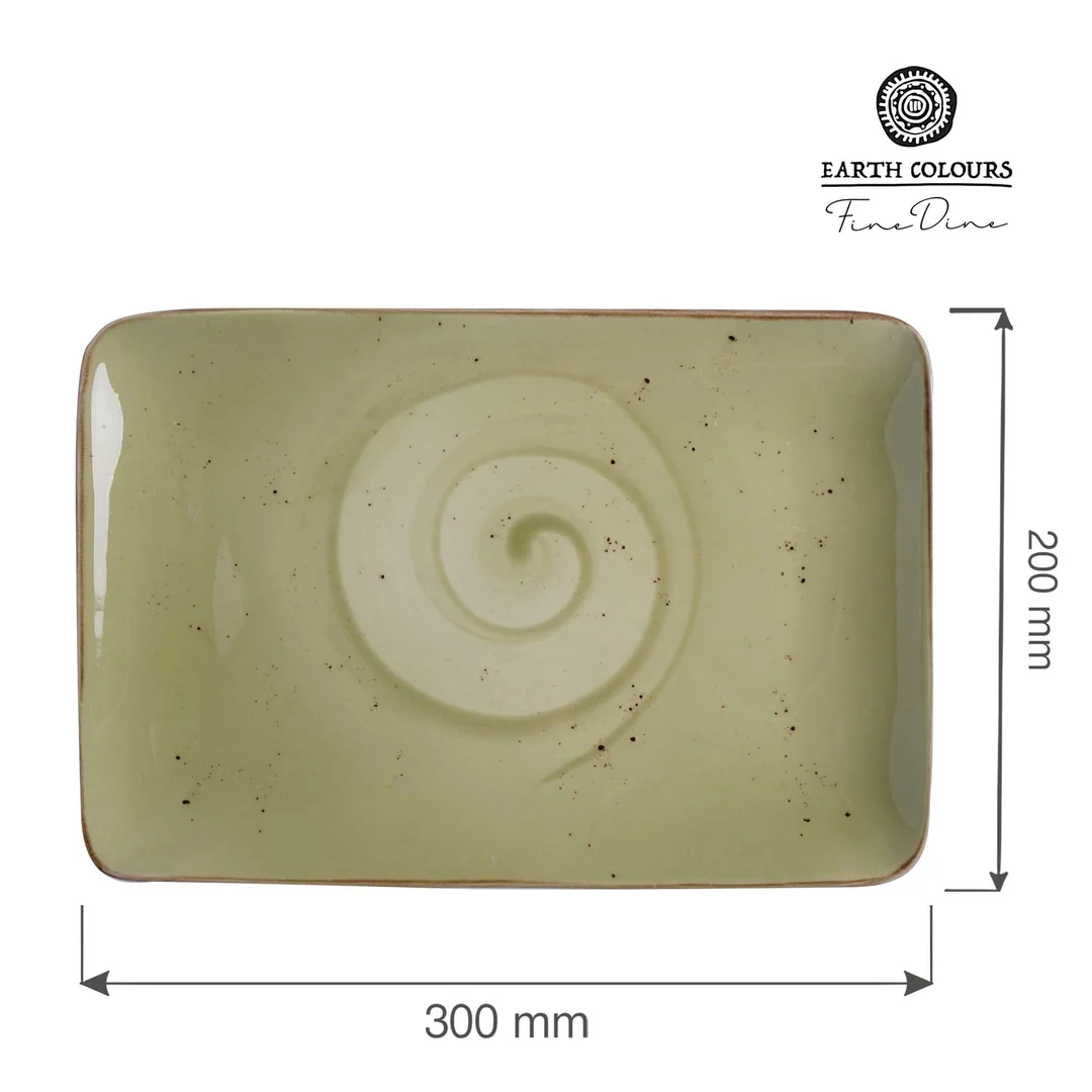 Talerz prostokątny Olive 300x200 mm — zdjęcie 3