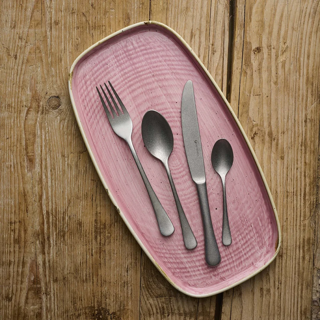 Talerz prostokątny Stonecast Petal Pink 298x153 mm — zdjęcie 8