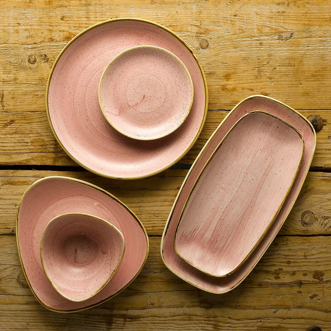 Talerz prostokątny Stonecast Petal Pink 298x153 mm — zdjęcie 10