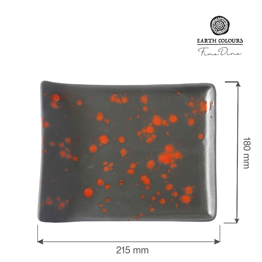 Talerz serwingowy Bloom 215x180 mm — zdjęcie 3