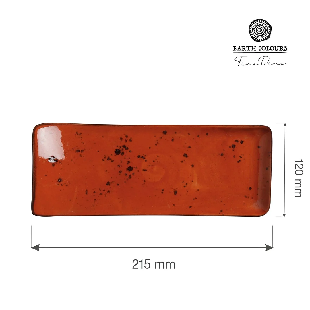Talerz serwingowy Dahlia 215x120 mm — zdjęcie 9