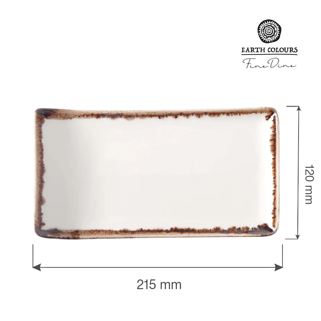 Talerz serwingowy Vanilla 215x120 mm — zdjęcie 6