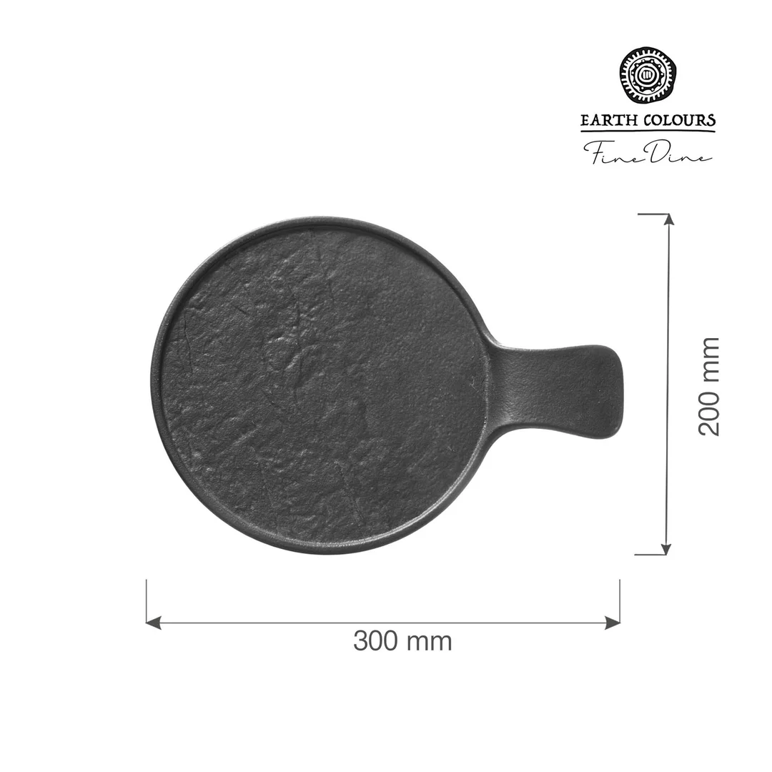 Talerz serwingowy z rączką Crust 300x220x30 mm — zdjęcie 9