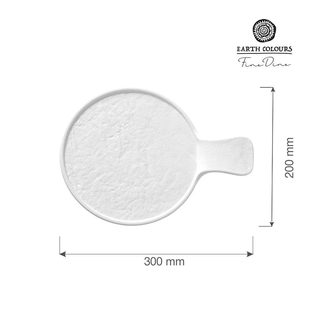Talerz serwingowy z rączką Nordic 300x220x30 mm — zdjęcie 3