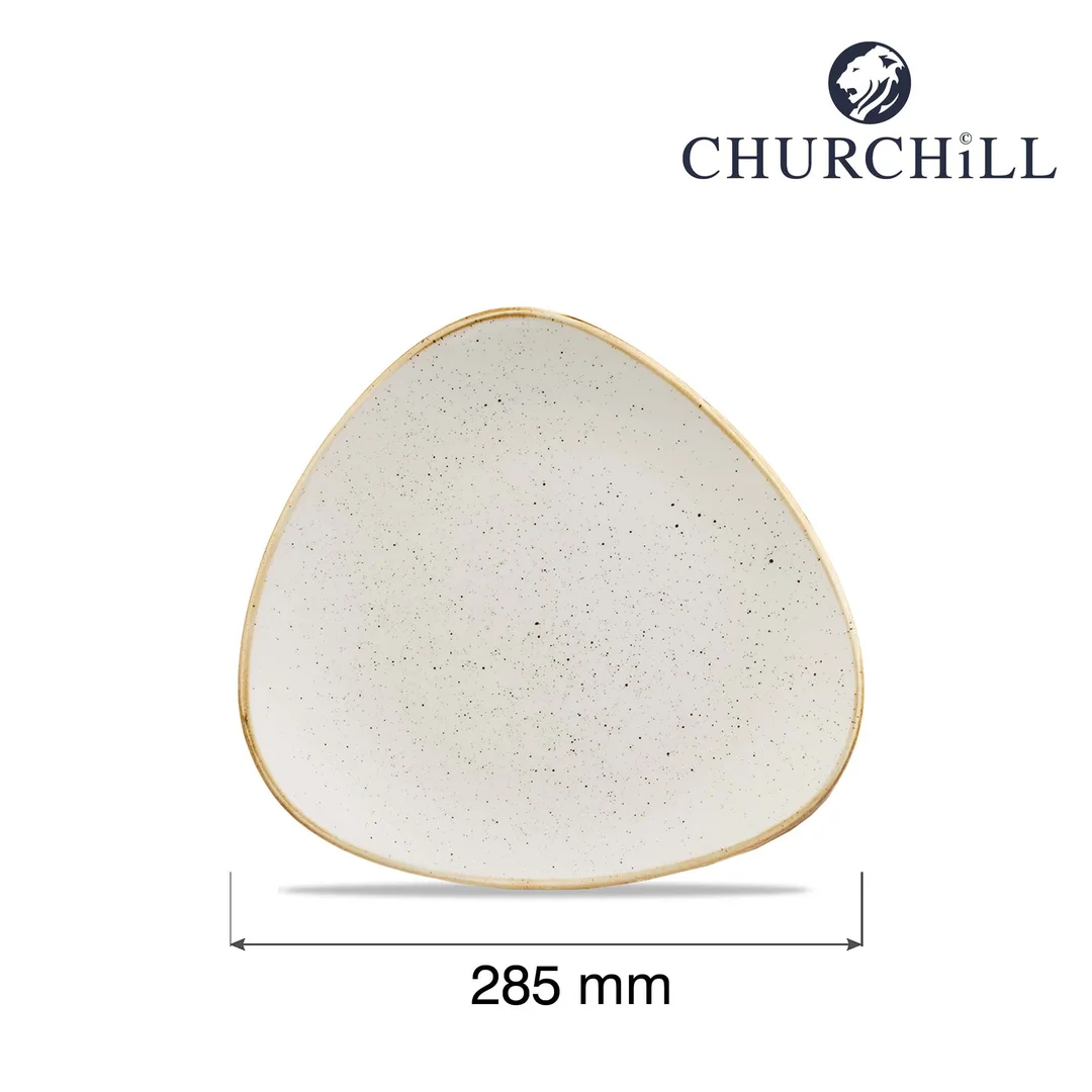 Talerz trójkątny Stonecast Barley White 285 mm — zdjęcie 10