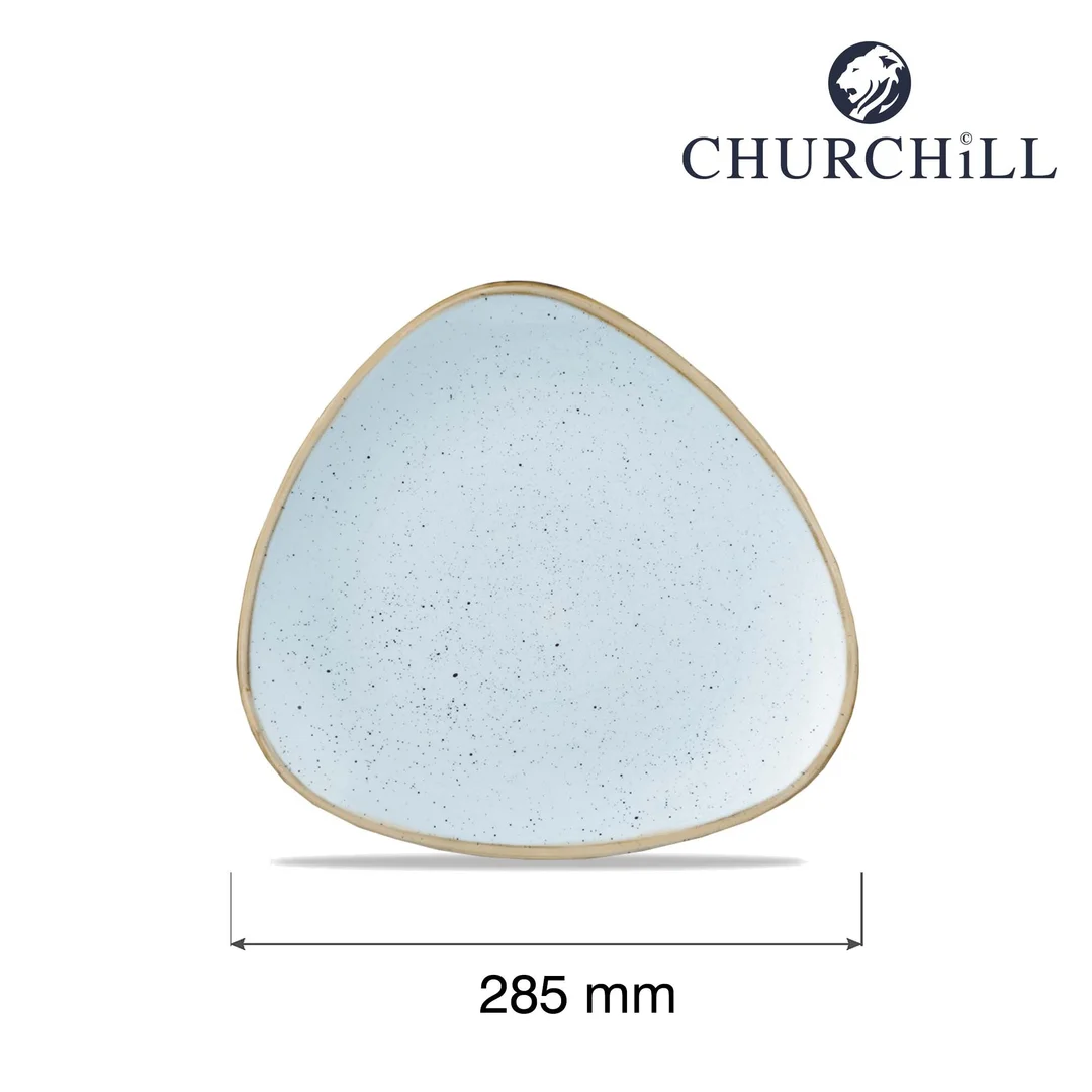 Talerz trójkątny Stonecast Duck Egg Blue 285 mm — zdjęcie 8