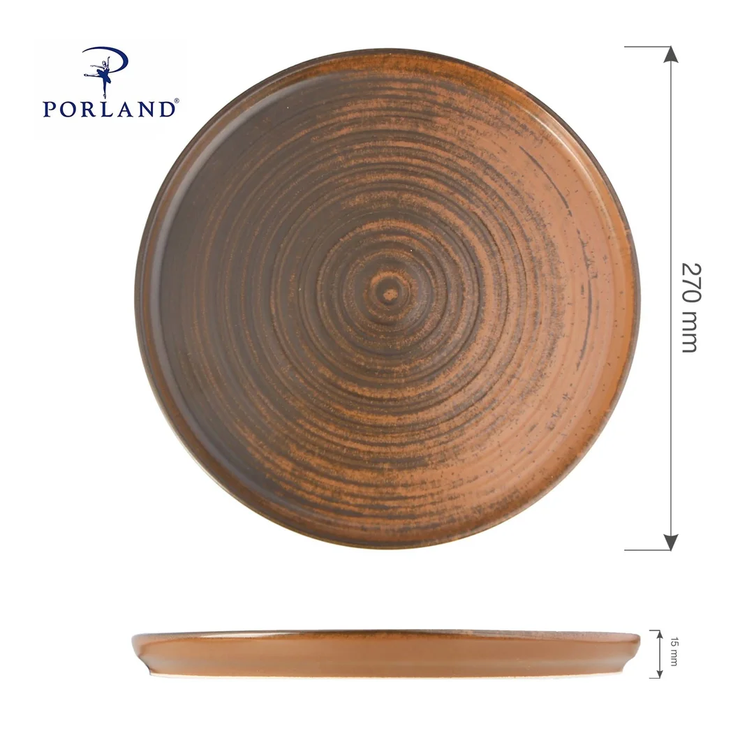 Talerz z wysokim rantem Lykke Brown, 270 mm — zdjęcie 3