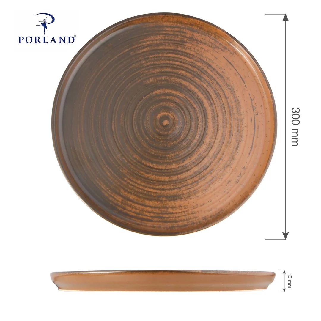 Talerz z wysokim rantem Lykke Brown, 300 mm — zdjęcie 6