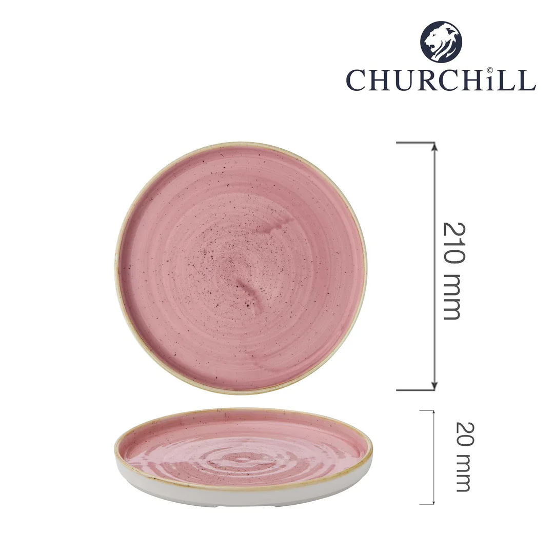 Talerz z wysokim rantem Petal Pink, 210mm — zdjęcie 4