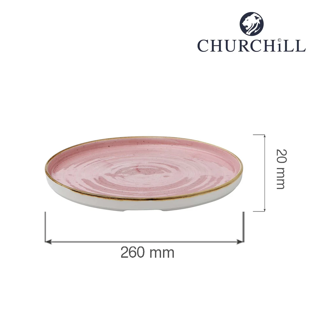 Talerz z wysokim rantem Petal Pink, 260mm — zdjęcie 4