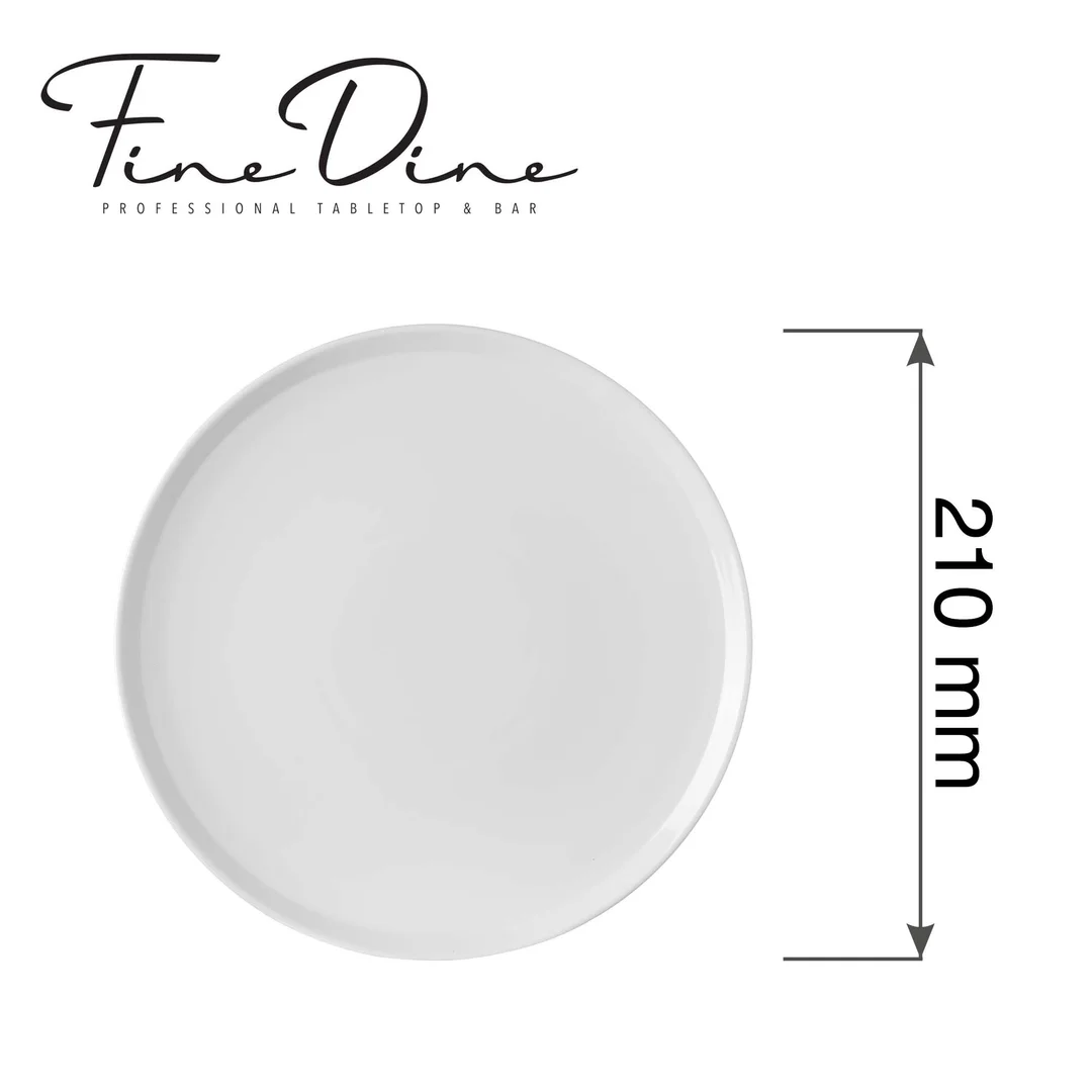 Talerz z wysokim rantem Pure Bianco, 210mm — zdjęcie 2