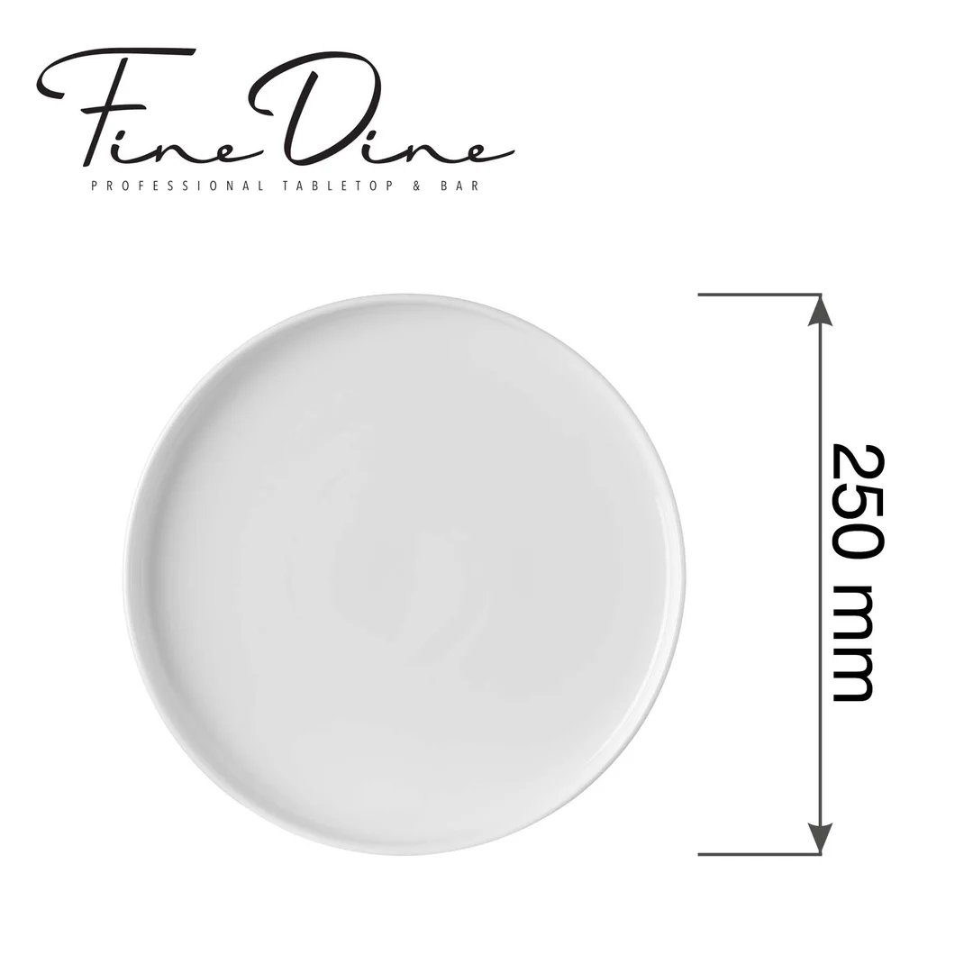 Talerz z wysokim rantem Pure Bianco, 250mm — zdjęcie 2