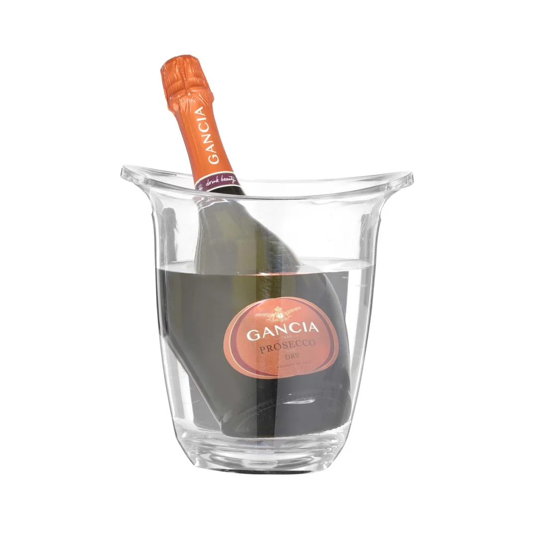 Wiadro do chłodzenia szampana, przezroczyste, Bar up, 3L, 220x185x(H)226mm — zdjęcie 6