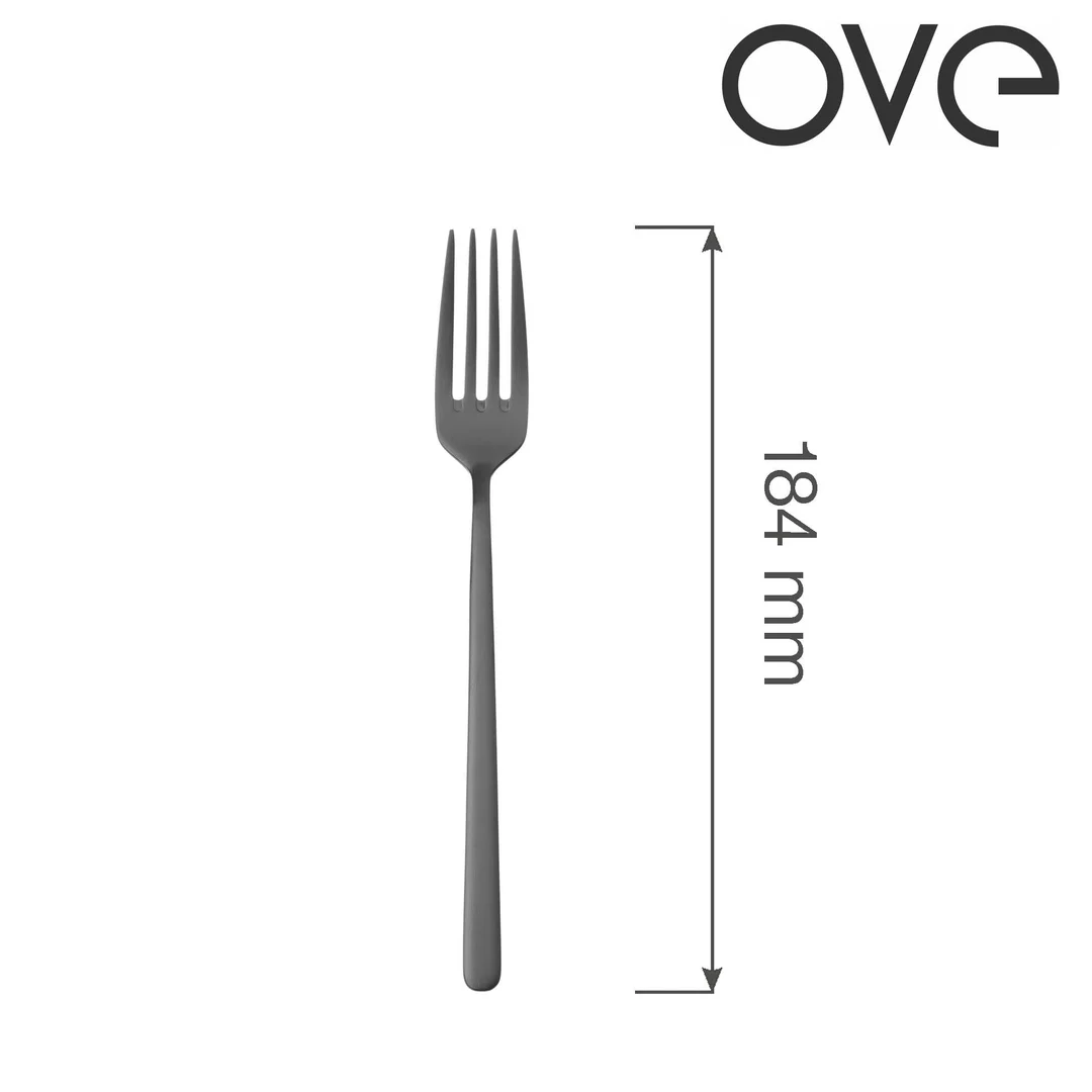 Widelec deserowy Amarone Black, OVE, 184 mm — zdjęcie 4
