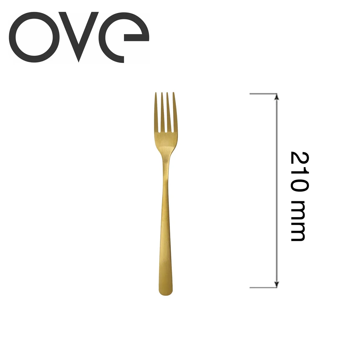 Widelec stołowy Fjord Gold, OVE, 210 mm — zdjęcie 4