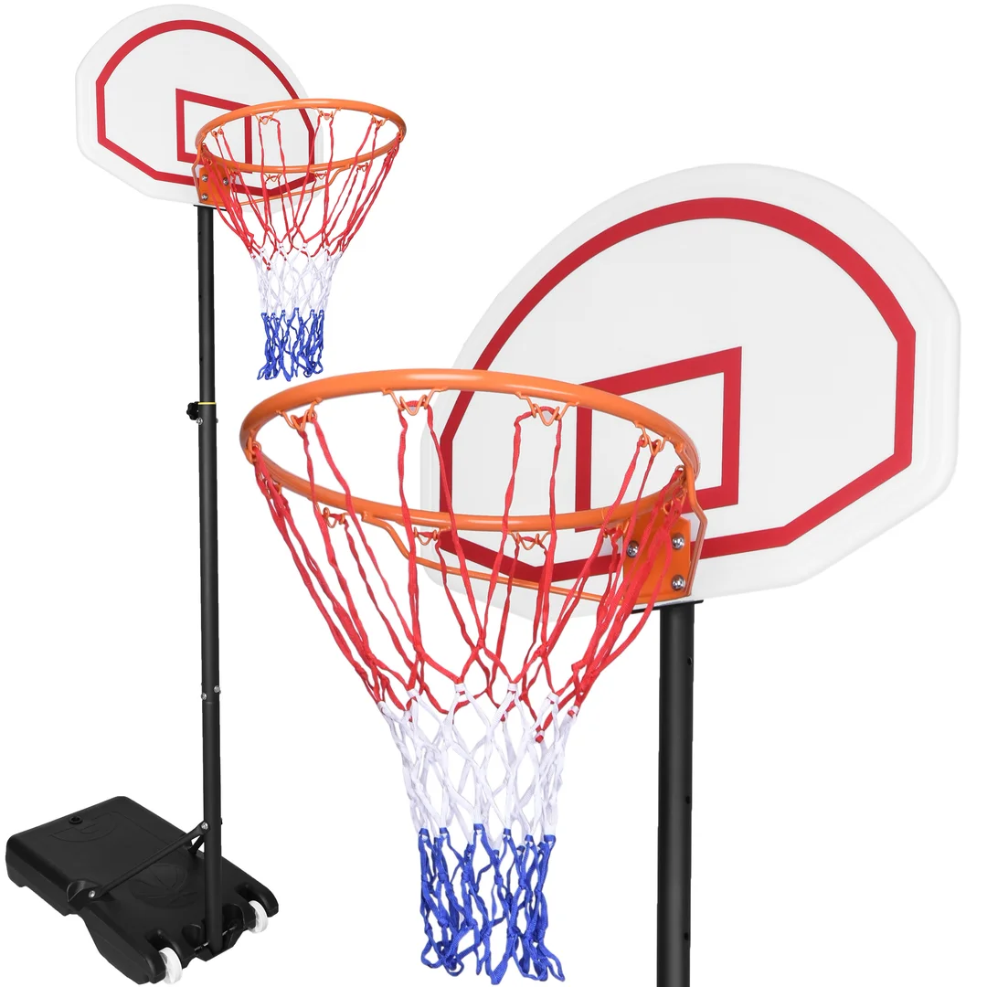 Kosz regulowany na stojaku do koszykówki Dunker