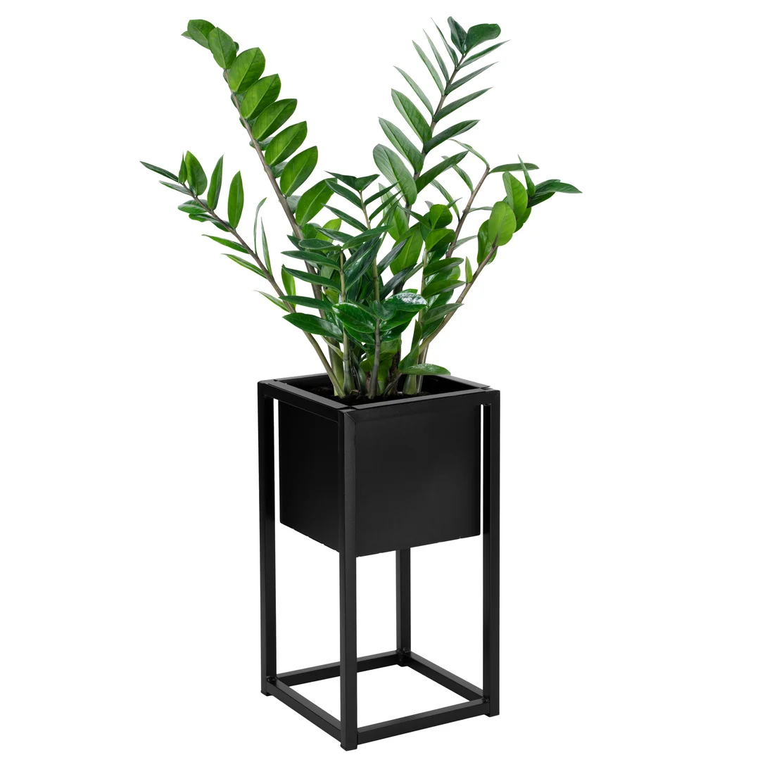 Kwietnik Concove loft 40 cm czarny