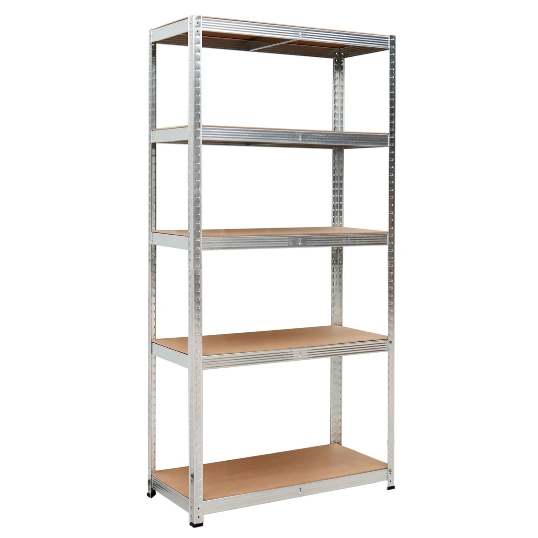 Regał magazynowy 5 poziomów 625 kg 150 x 75 x 30 cm