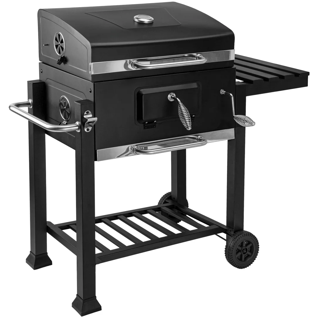 Grill ogrodowy węglowy VULCAN z żeliwnym rusztem — zdjęcie 6