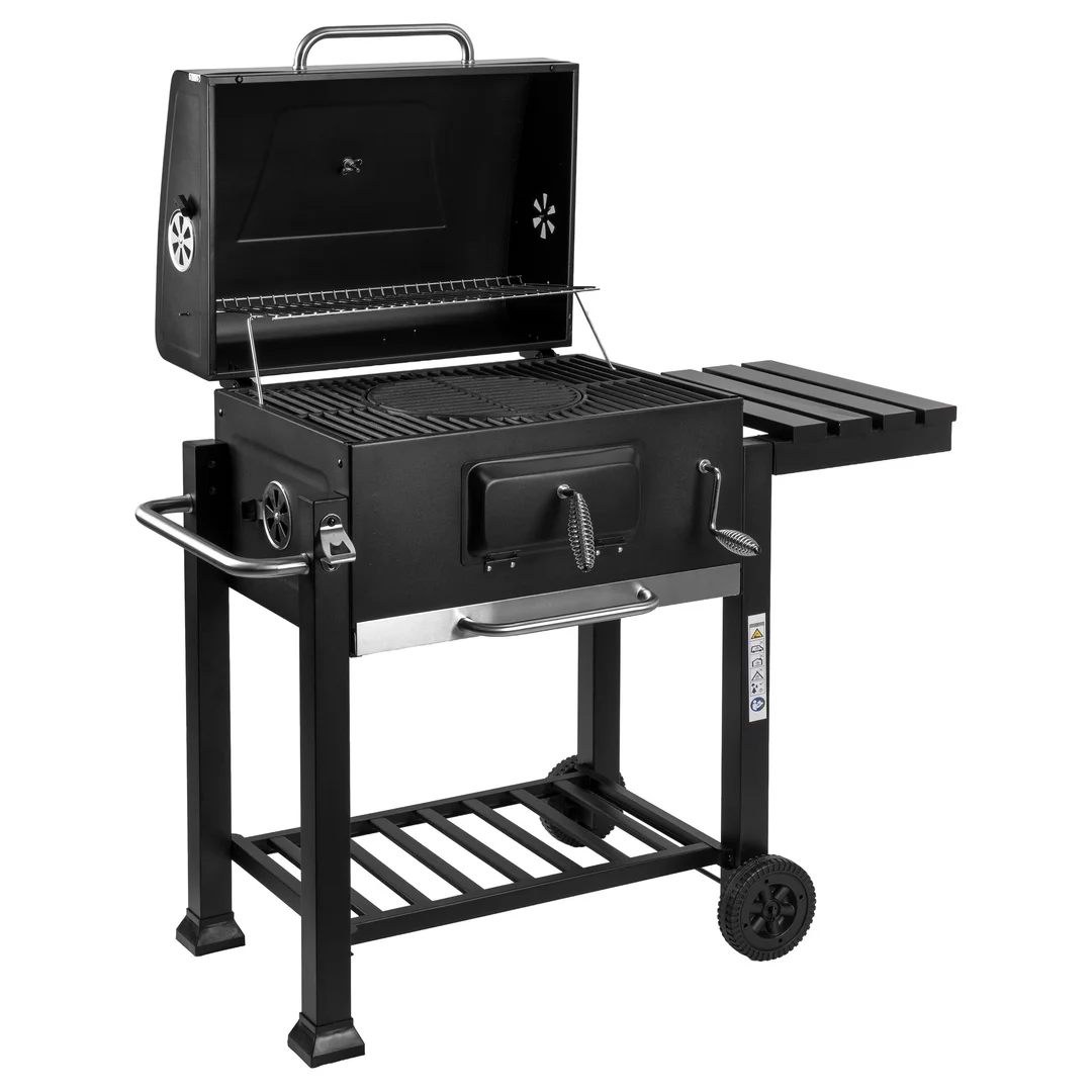 Grill ogrodowy węglowy VULCAN z żeliwnym rusztem — zdjęcie 7
