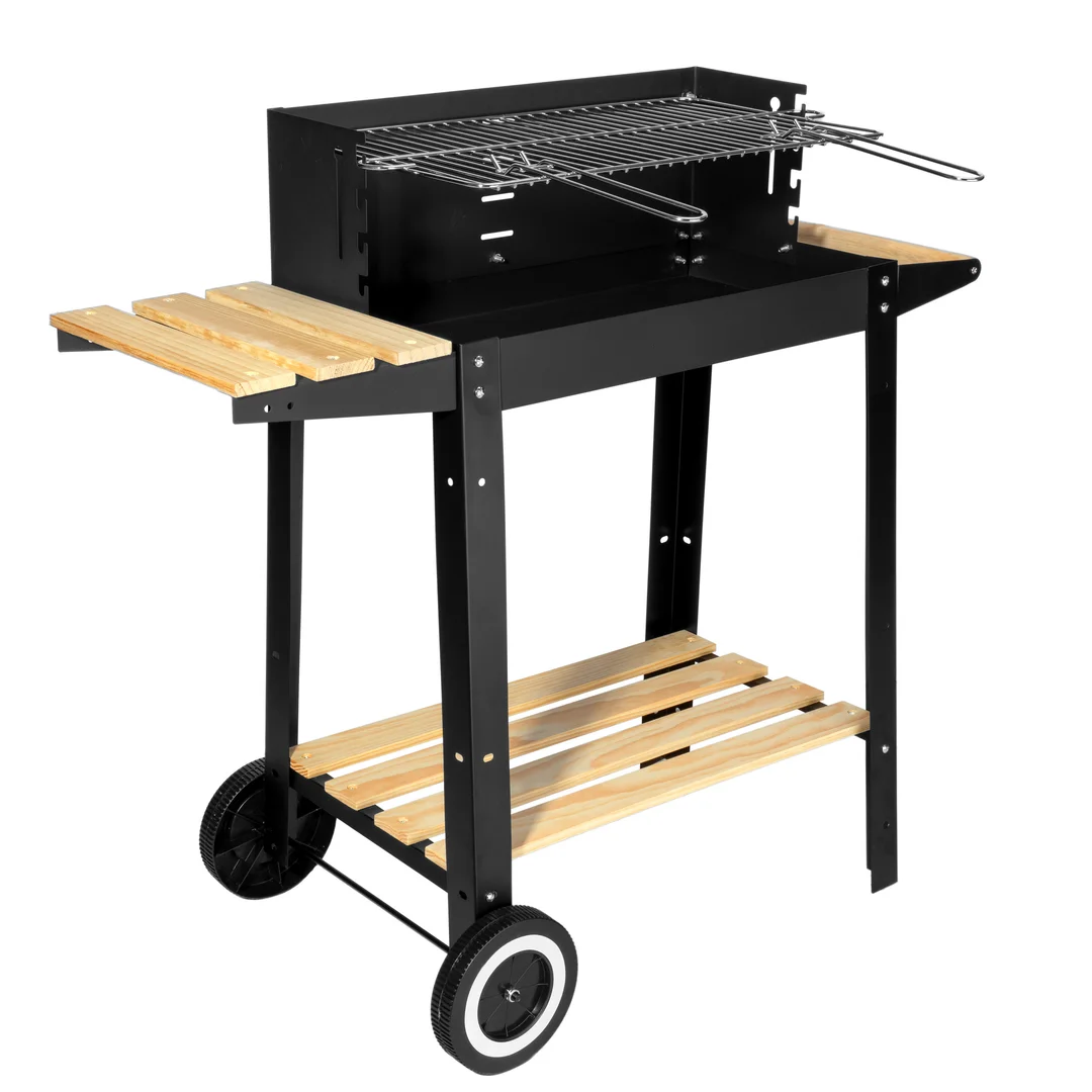Grill węglowy ogrodowy PARIL na kółkach — zdjęcie 4