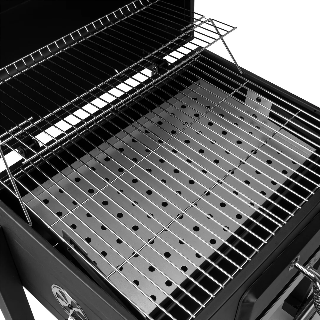 Grill węglowy ogrodowy z pokrywą MEJOR — zdjęcie 21