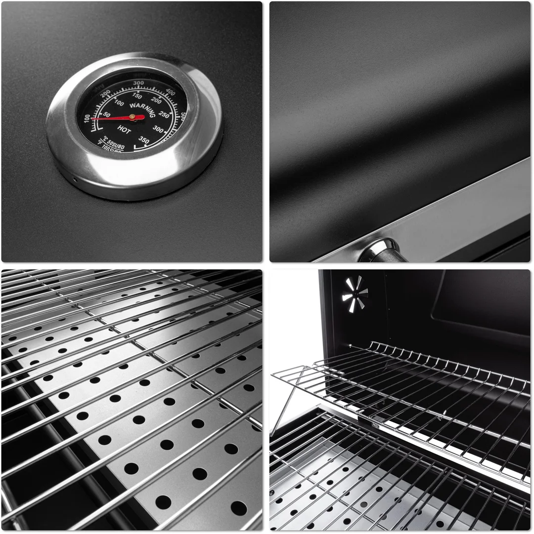 Grill węglowy ogrodowy z pokrywą MEJOR — zdjęcie 26