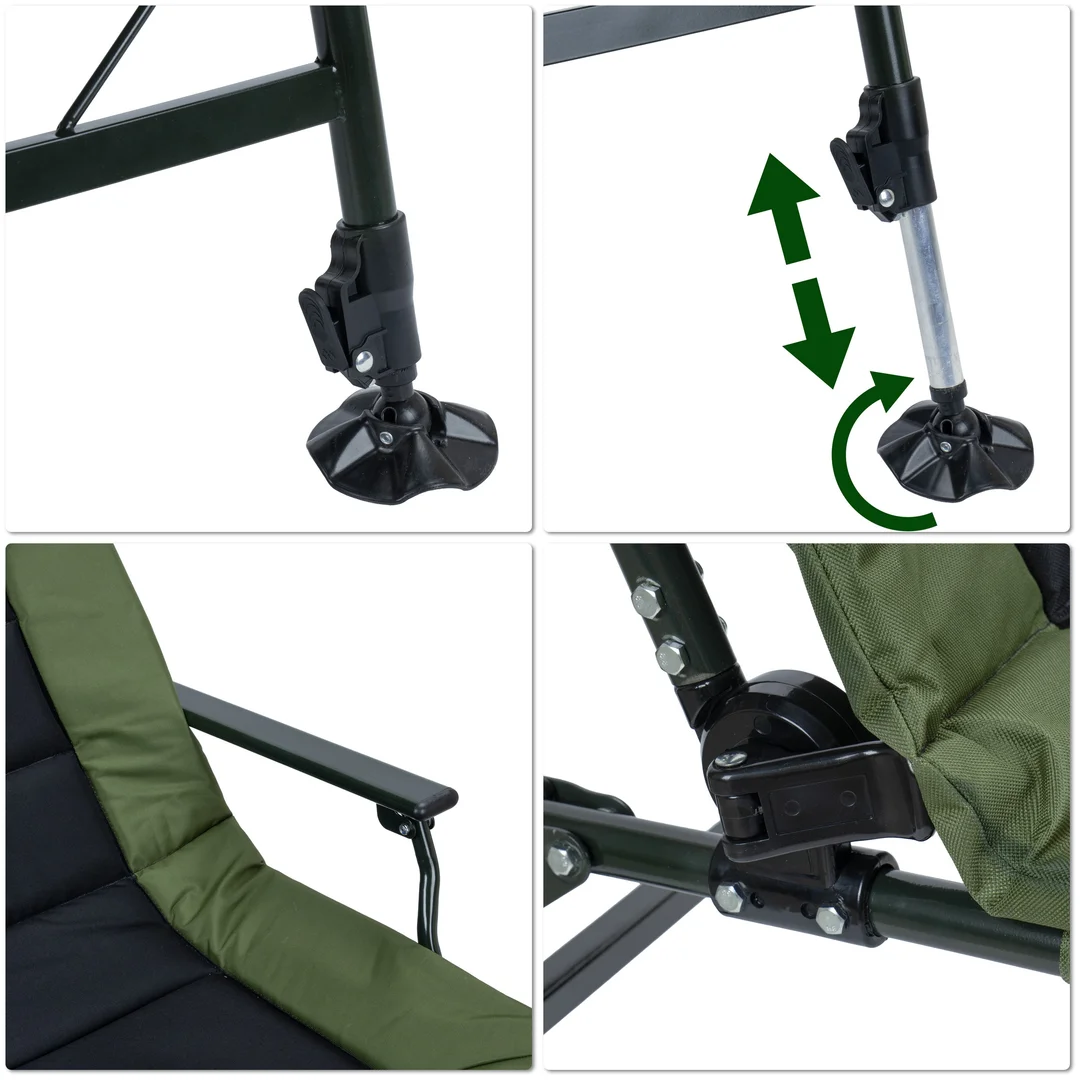 Krzesło wędkarskie składane FISHER PRO — zdjęcie 13