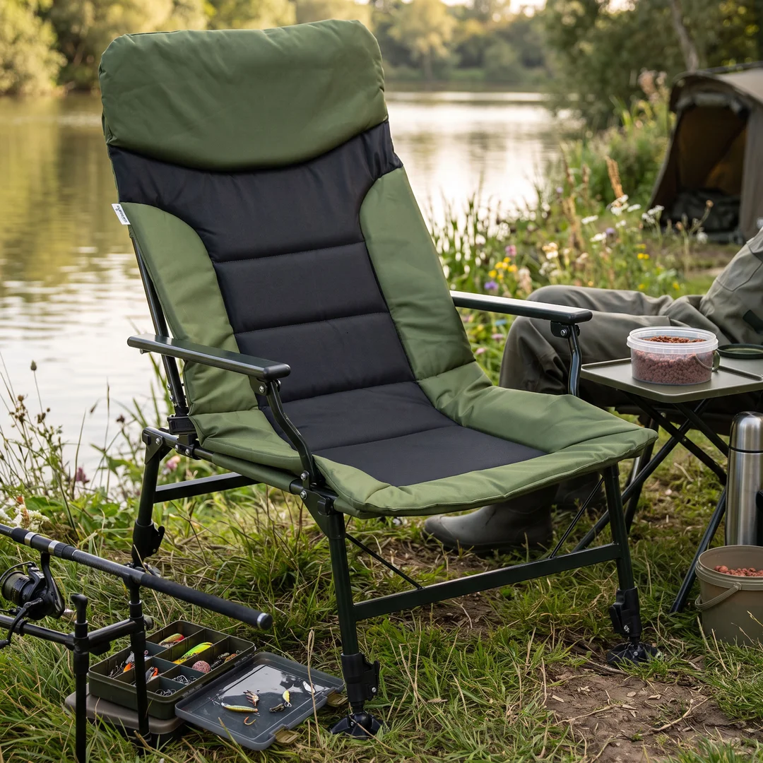 Krzesło wędkarskie składane FISHER PRO — zdjęcie 3