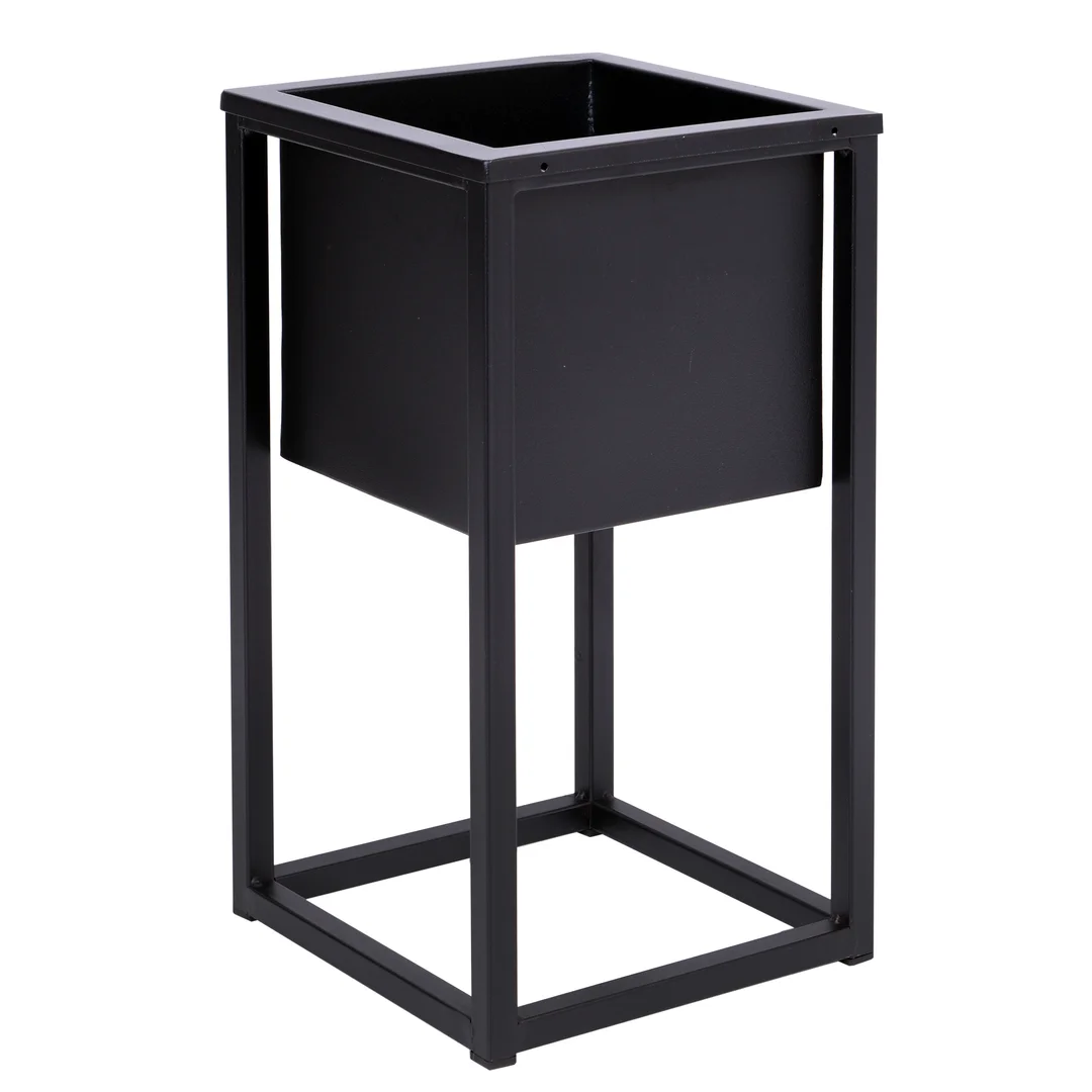 Kwietnik Concove loft 40 cm czarny — zdjęcie 5