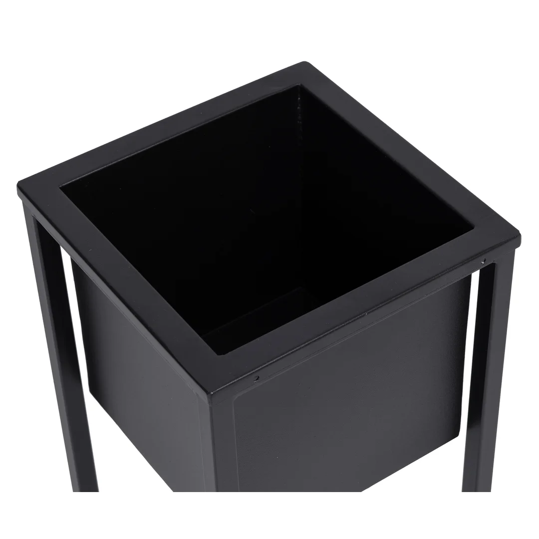 Kwietnik Concove loft 40 cm czarny — zdjęcie 6