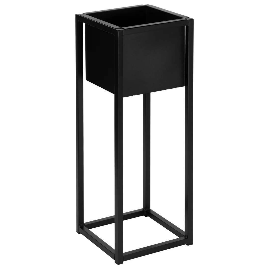 Kwietnik loftowy Concove 60 cm czarny — zdjęcie 5