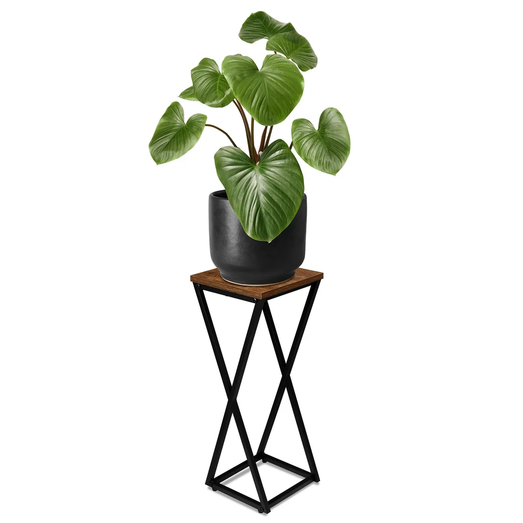 Kwietnik loftowy KONEL RUSTIC loft czarny 62 cm — zdjęcie 5