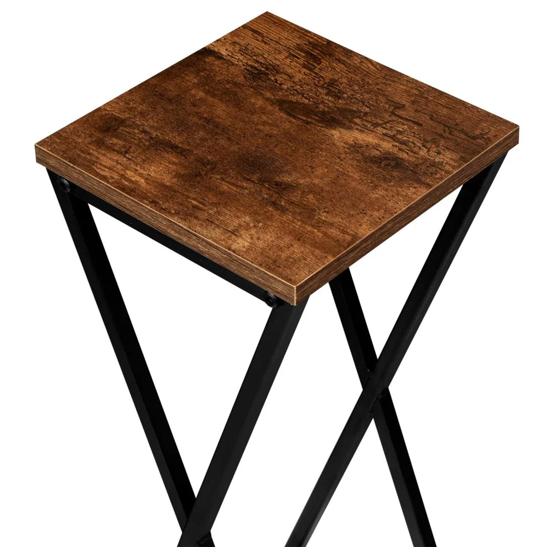 Kwietnik loftowy KONEL RUSTIC loft czarny 62 cm — zdjęcie 6