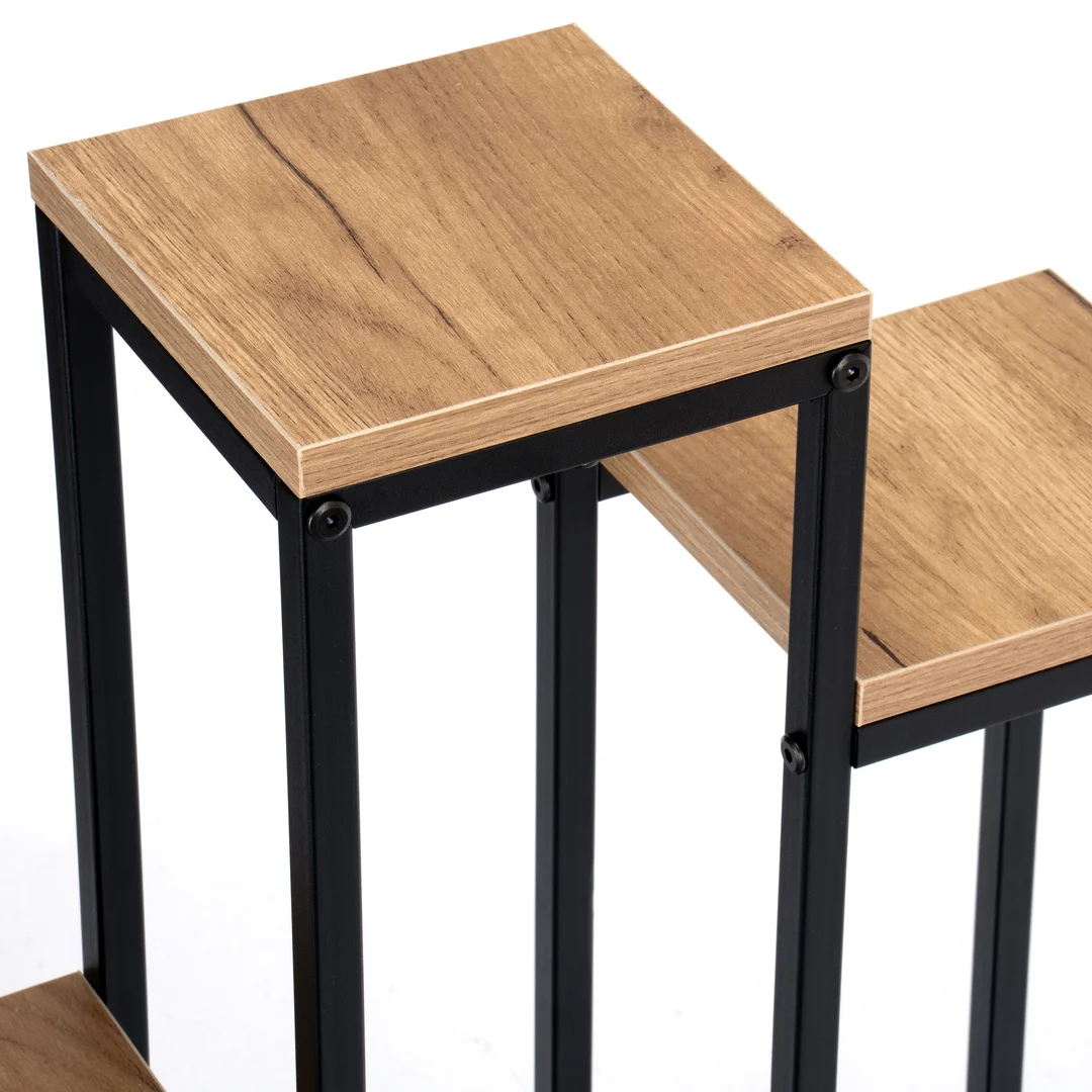 Kwietnik metalowy loft AGRAS CRAFT stojak na kwiaty — zdjęcie 6