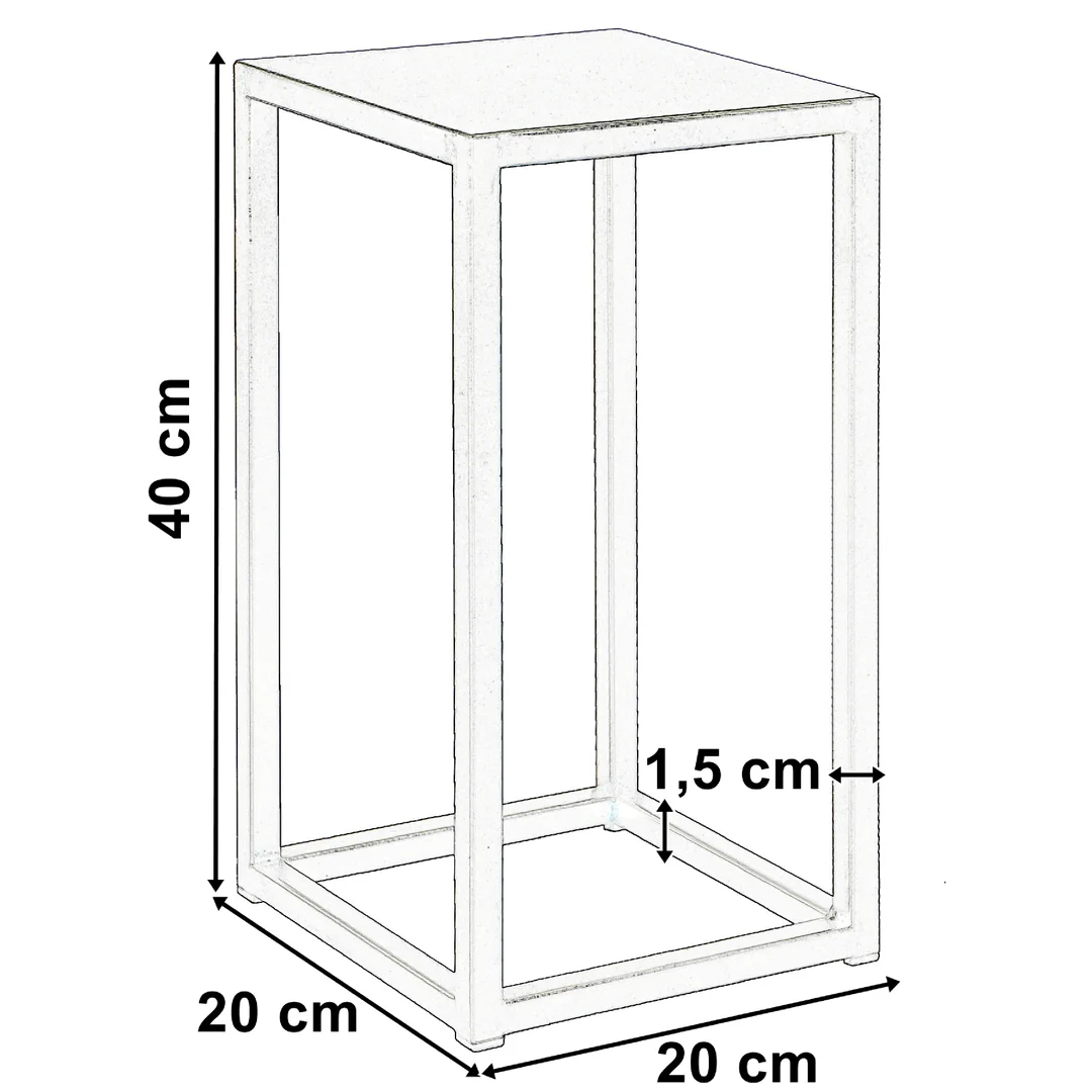 Kwietnik Piatto loft 40 cm czarny — zdjęcie 7