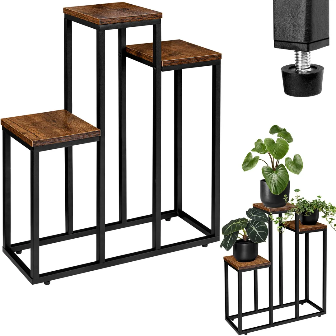 Kwietnik stojący loft Agras Rustic stojak na kwiaty — zdjęcie 7