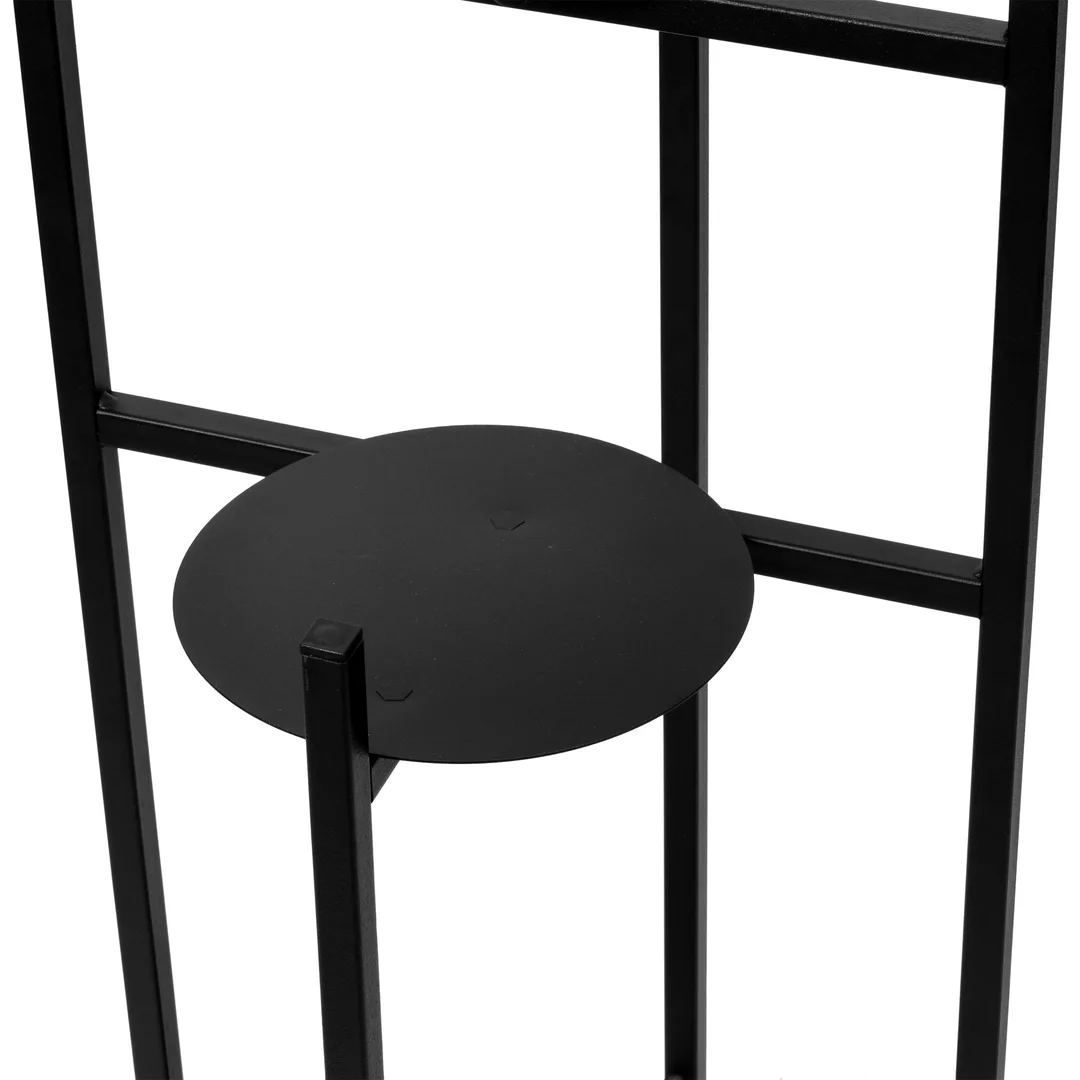 Kwietnik stojący loft Tretorri Czarny stojak na kwiaty — zdjęcie 6