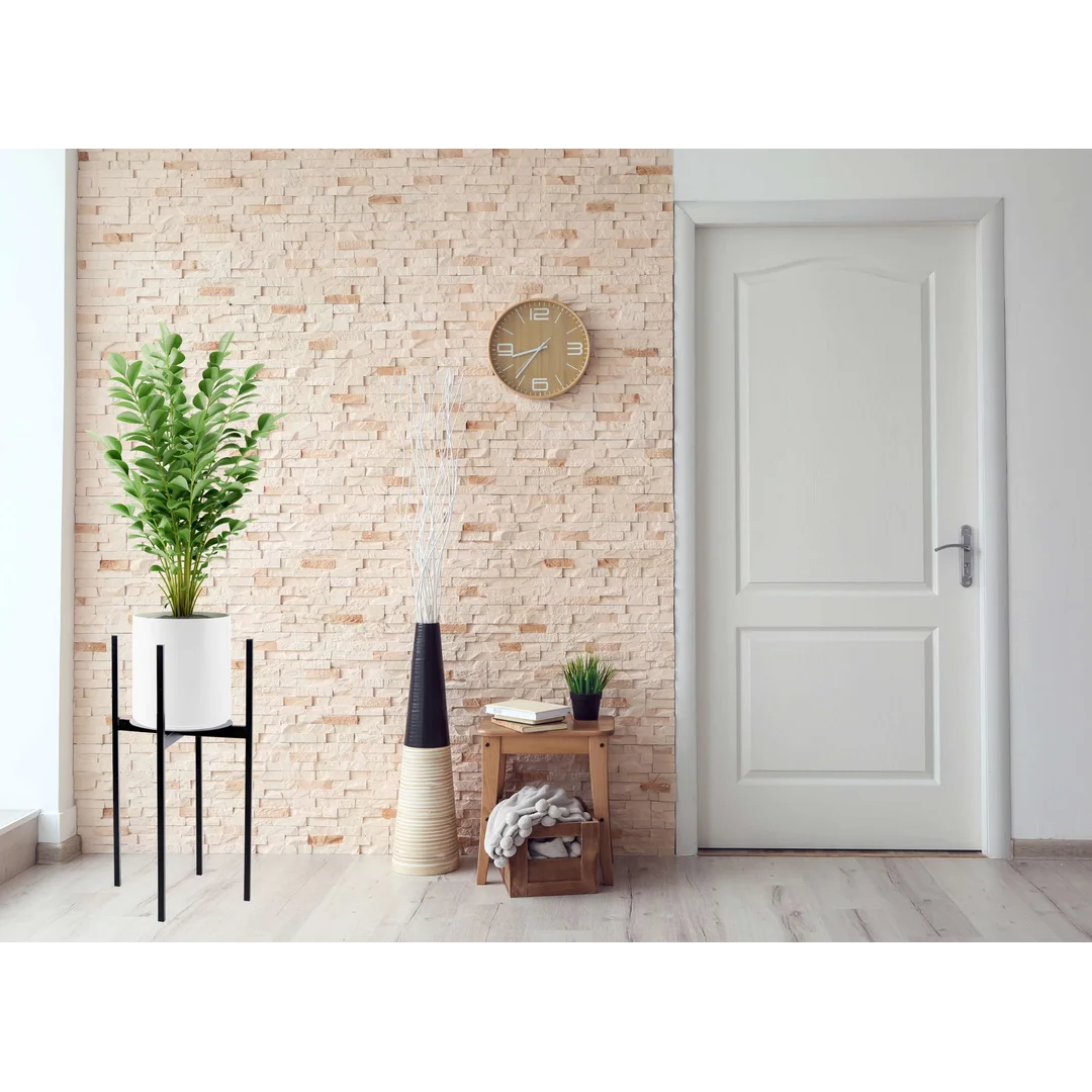 Kwietnik stojący loftowy Torre 70 cm czarny — zdjęcie 3