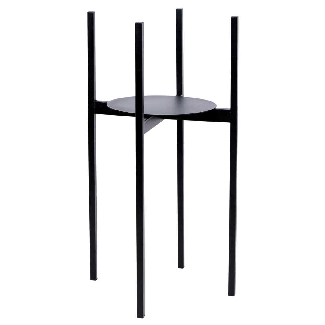 Kwietnik stojący loftowy Torre 70 cm czarny — zdjęcie 6