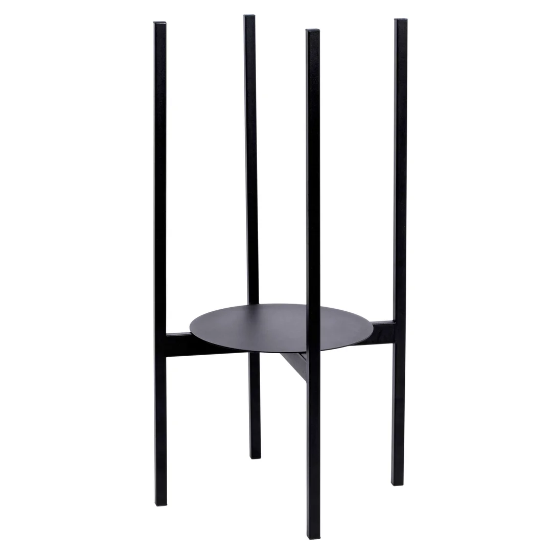 Kwietnik stojący loftowy Torre 70 cm czarny — zdjęcie 7