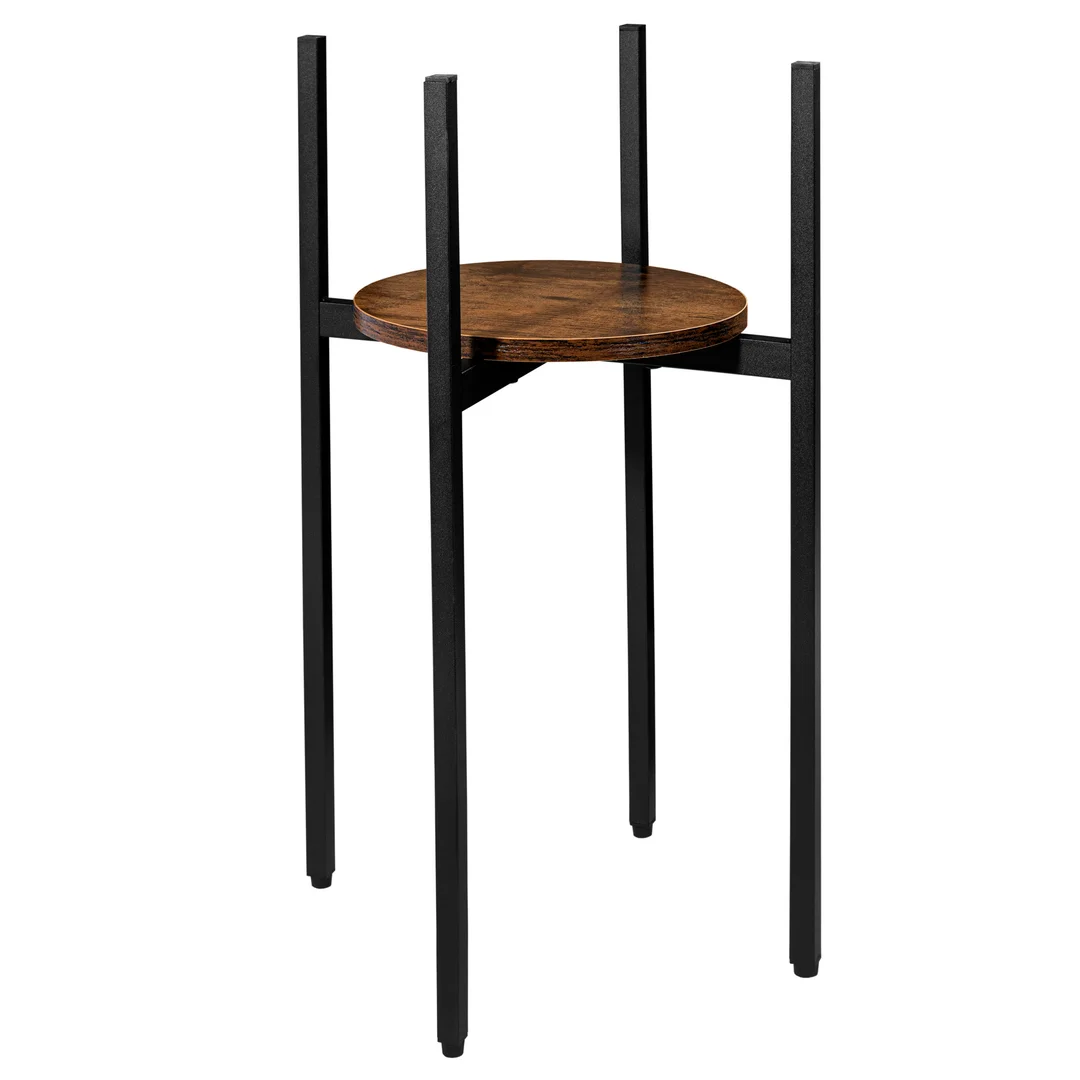 Kwietnik stojący loftowy Torre Rustic 60 cm czarny — zdjęcie 2
