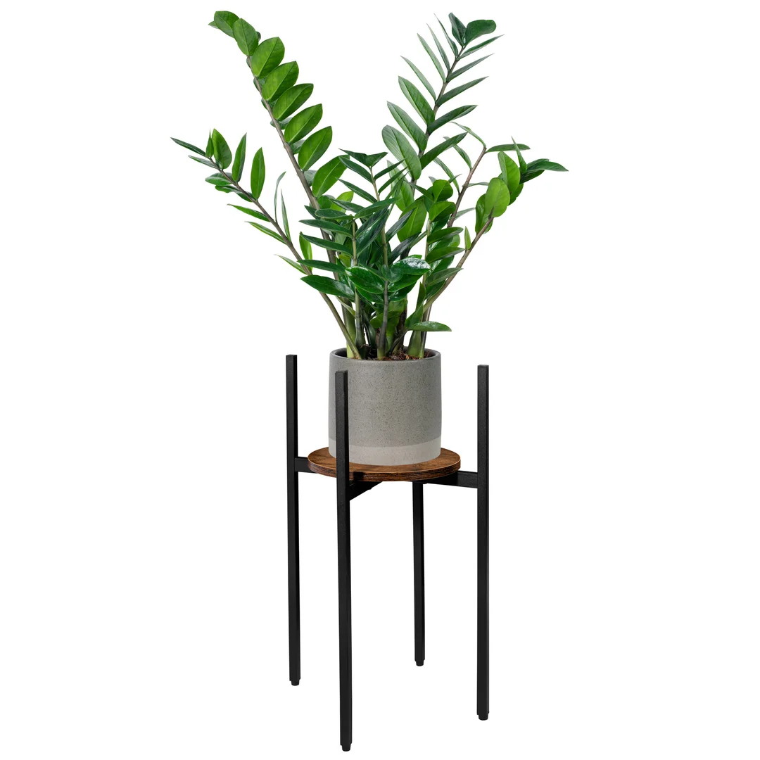 Kwietnik stojący loftowy Torre Rustic 60 cm czarny — zdjęcie 5