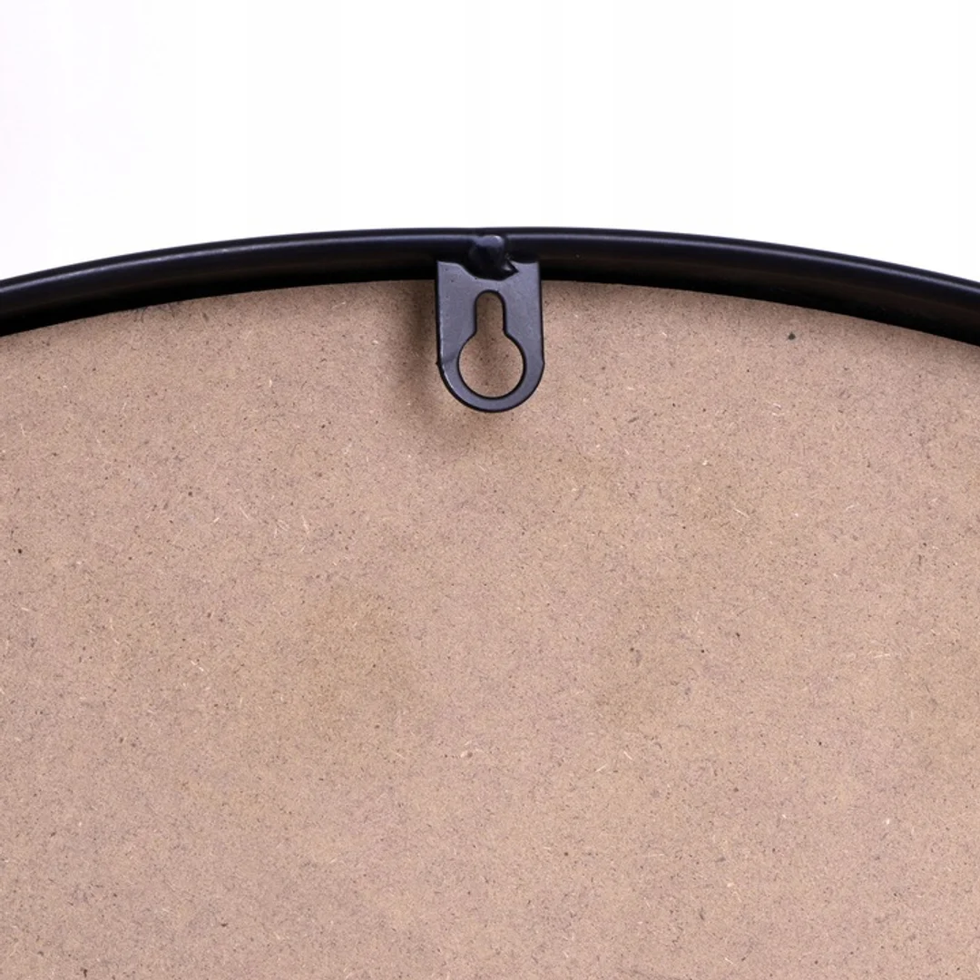 Lustro nowoczesne Sander 50 cm czarne — zdjęcie 10