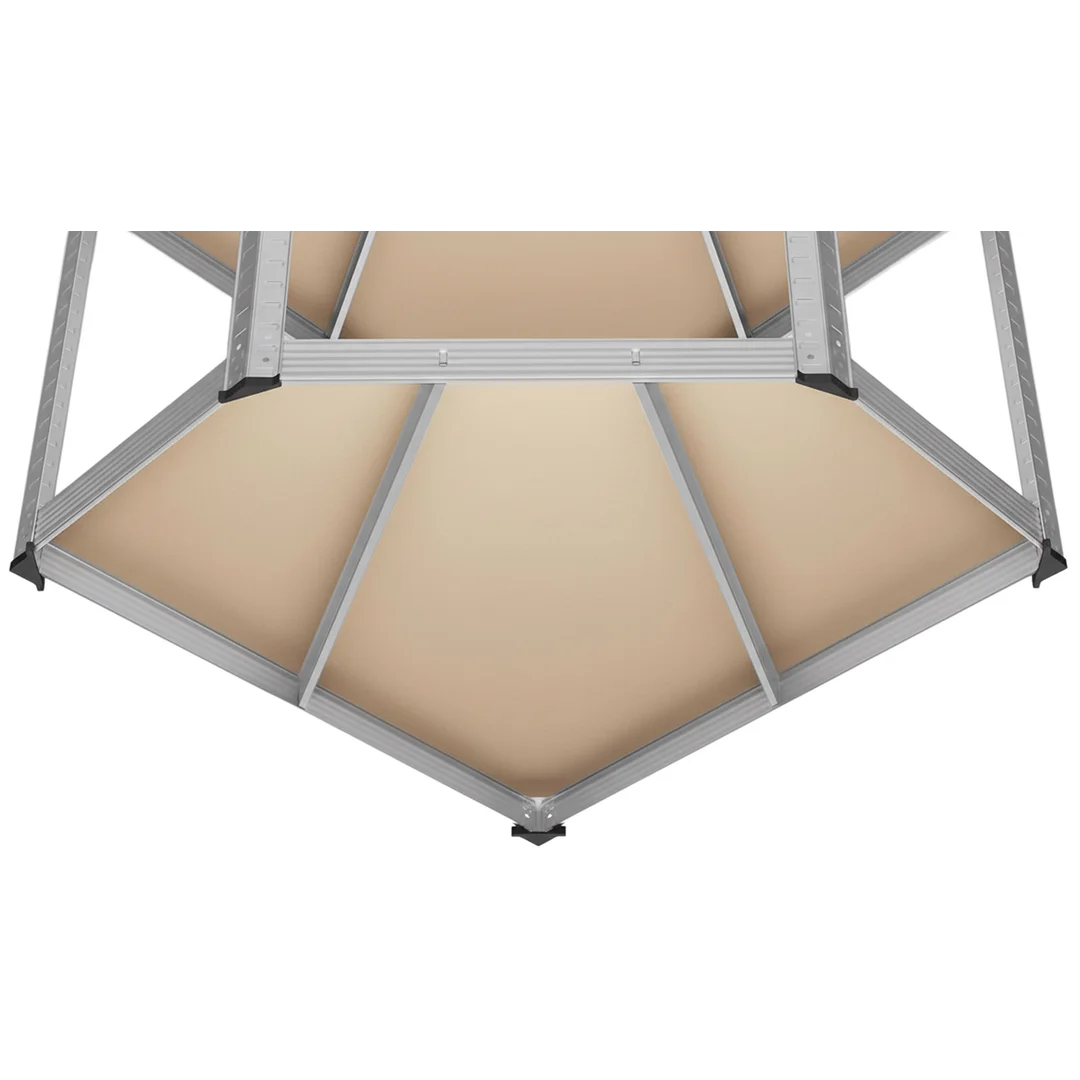 Regał magazynowy narożny 5 poziomów 875 kg 180 x 70 x 40 cm — zdjęcie 6