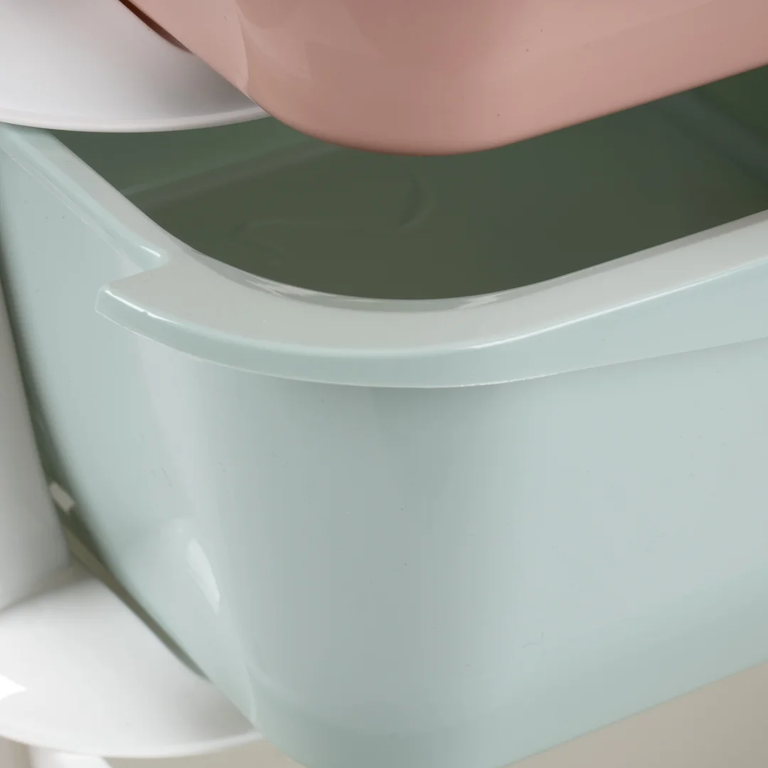 Regał plastikowy na kółkach TOMMY z 5 półkami — zdjęcie 9