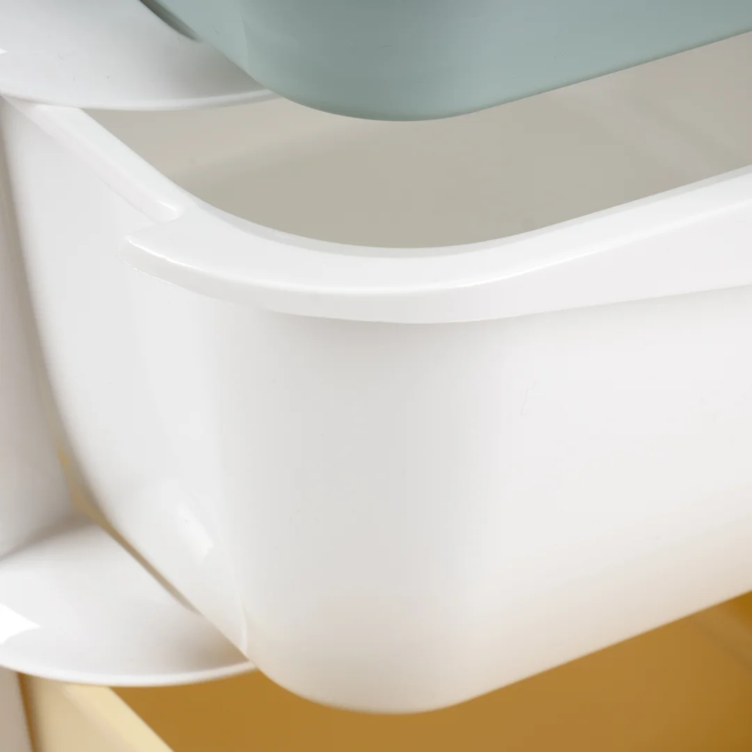 Regał plastikowy na kółkach TOMMY z 5 półkami — zdjęcie 10