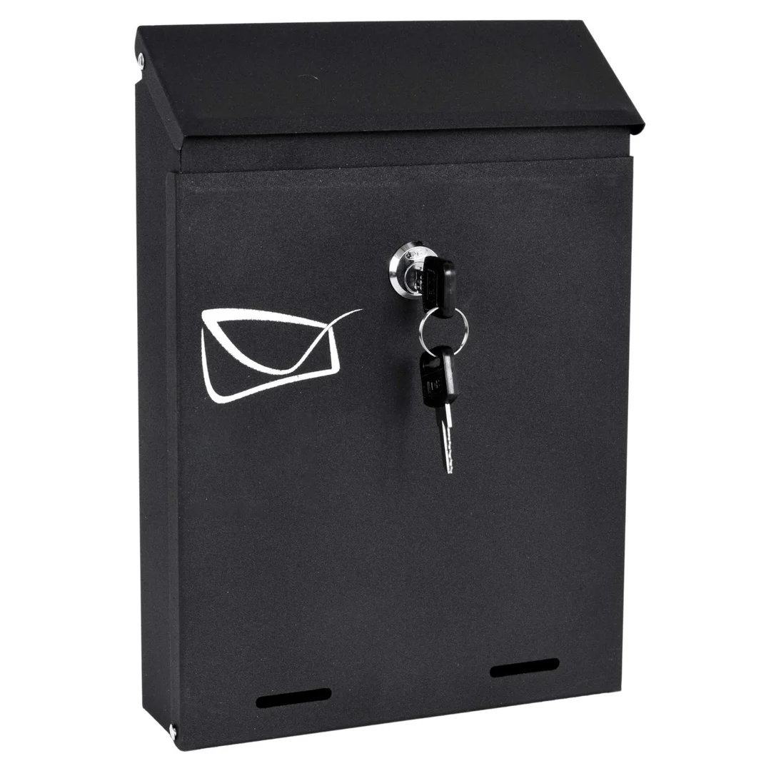 Skrzynka pocztowa na listy Odvin czarna — zdjęcie 3