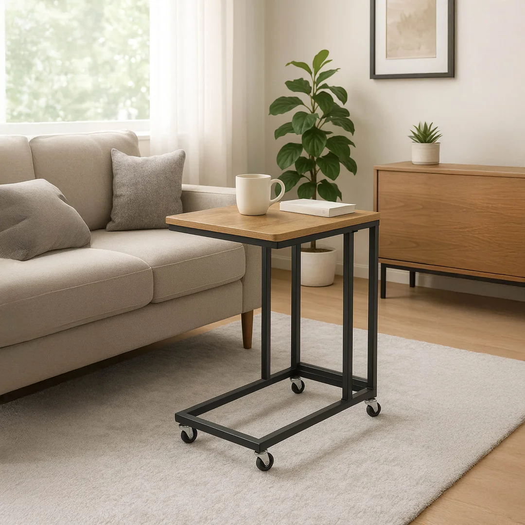 Stolik industrialny loftowy Meren craft — zdjęcie 11